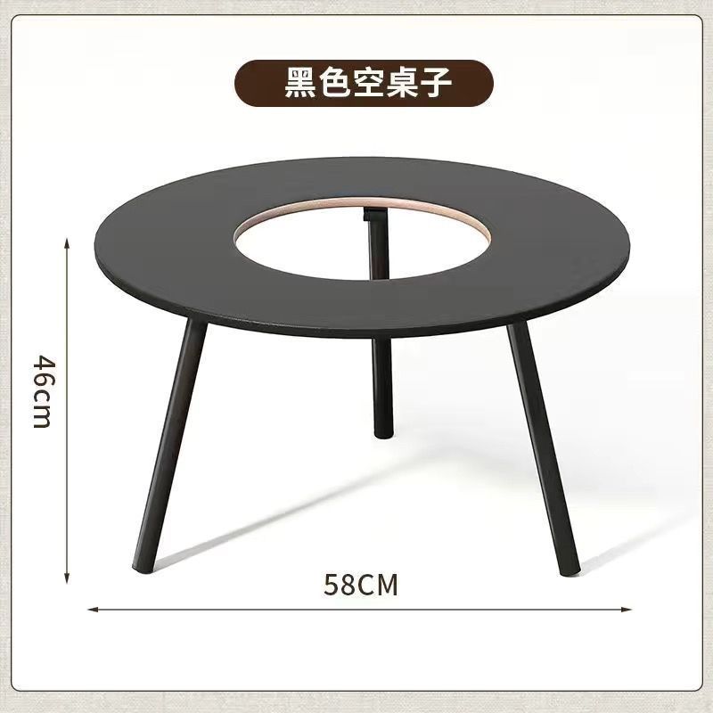 

Portable Folding BBQ Grill Table Outdoor Picnic Camping Wooden Tea Stove Cooking