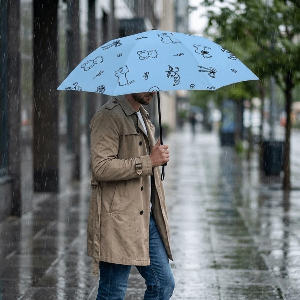 UV Protection Dual-Use Umbrella Automatic Travel Rain Umbrella Compact Sun Umbrella  Beach