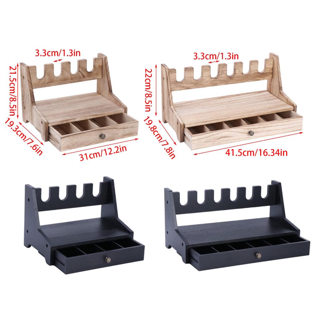 Gewehrkolben Schaftkappe Schrank Organizer Holz Pistolenständer Ausstellungsständer 4 Schlitze/6 Schlitze Pistolenhalter Sichere Organizer
