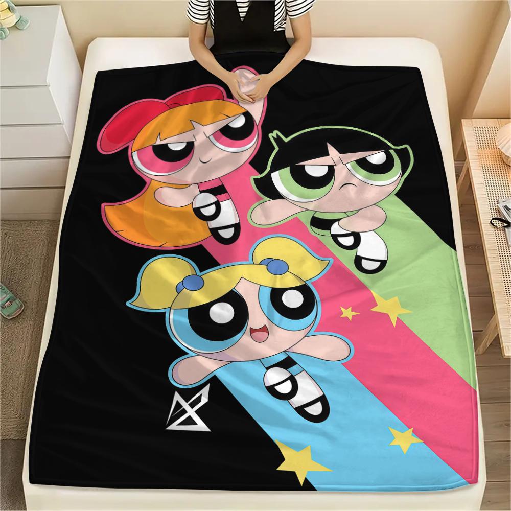 

Powerpuff Girls Art Blanket, Powerpuff Girls Fan Cozy Throw, Perfect Gift.chl 75x90cm