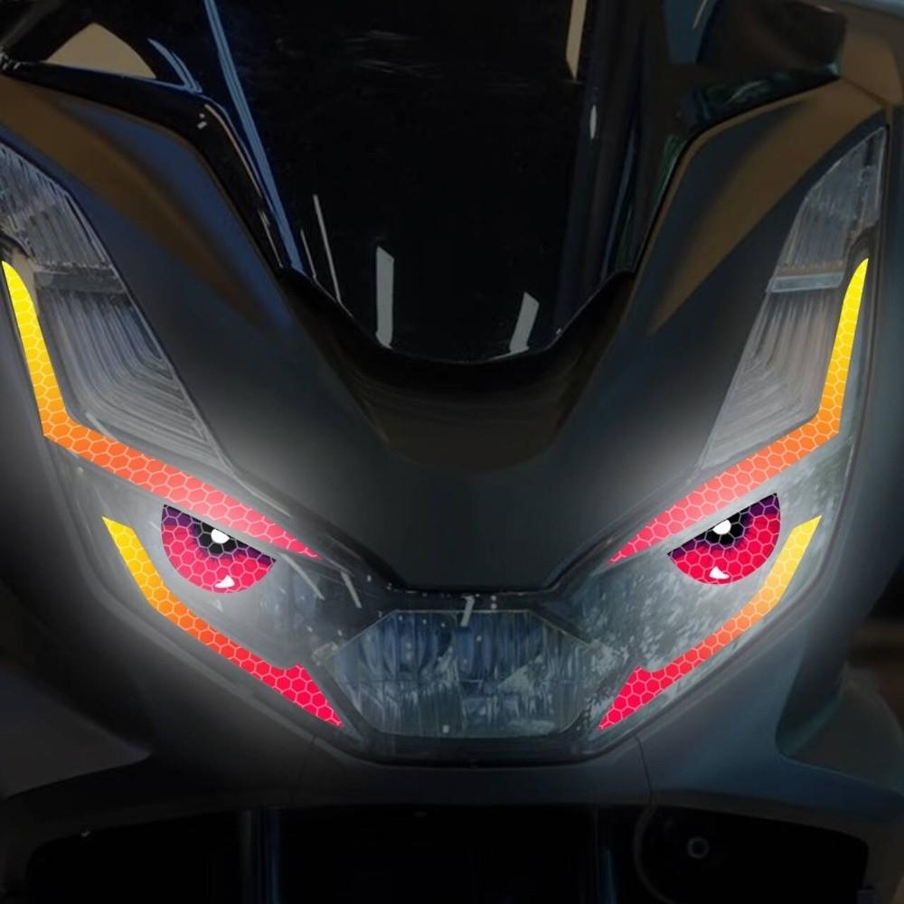 Personalized Style Motorcycle Decoration Stickers Headlight Protection Decals  Motorcycle