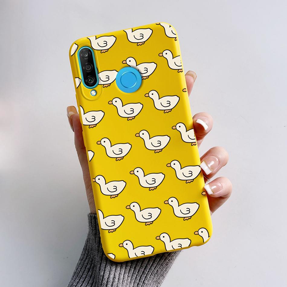 Für Huawei P30 Lite Hülle Niedlicher Bär Cartoon Frosch Weiche Matte Silikon Handyhüllen Für Huawei P30 P30Lite P30Pro P 30 Lite Pro Cover