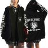 New Hellfire Club Zipper Hoodies Men Women Casual Personality Hooded Sweatshirt Fall/Winter Fashion Zip Hoodies