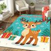 1Pc Christmas Deer Gifts Rug Office Carpet Indoor Outdoor Doormat Nonslip Soft Living Room Christmas Halloween Gift D922272