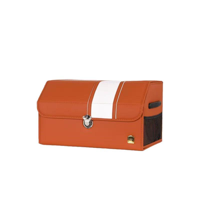 Car Trunk Multi-functional Leather Folding Organizer Box