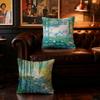 Art Water Lilies C-Claude M-Monet Cushion Cover Home Bedding Sofa Living Room Pillowcase Simple Soft Skin Cushion Cover
