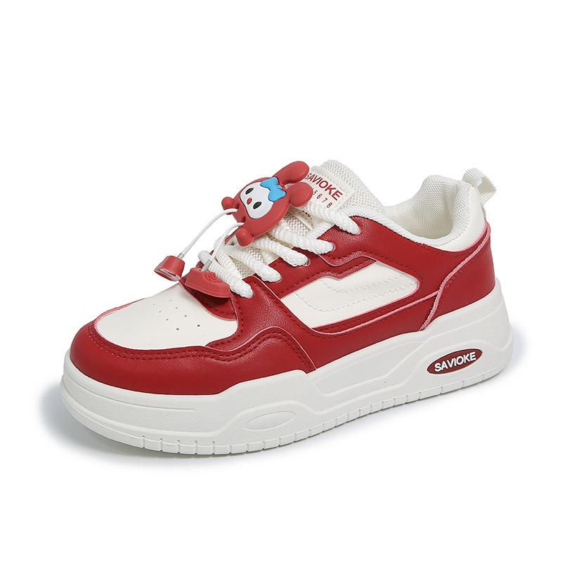 2025 little white shoes women's spring new Korean version ins female students leisure sports versatile board shoes street shooting women's shoes P309