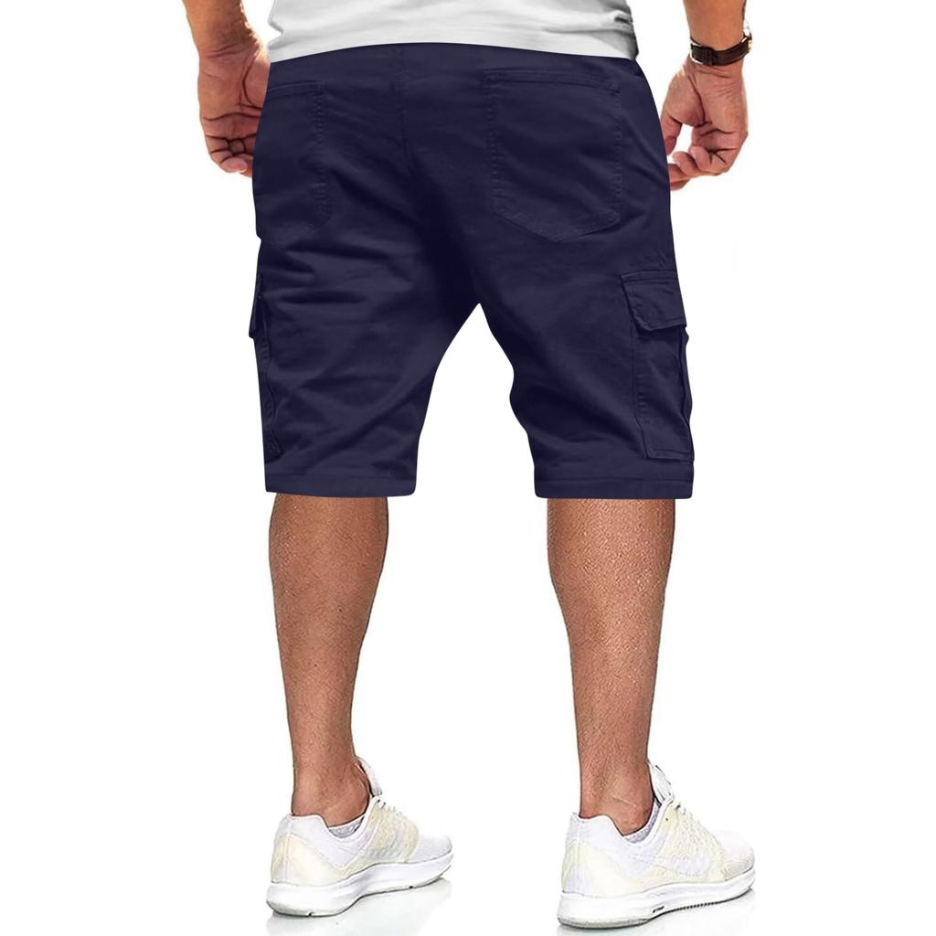 Men's Multi-pocket Work Pants Large-sized Jogging Shorts