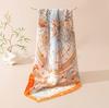 Korean Style Vibe 2026 Spring/Summer Mulberry Silk Scarf for Women - Versatile Print Neck Protector