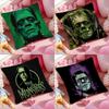 U-Universal M-Monsters Horror Pillow Case Soft Plush Fabric Double-Sided Printed Cushion Cover Warm Winter Sofa Pillow Case