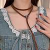 2025 High-End Gothic Punk Necklace: Y2K Dark Style Clavicle Chain for Women