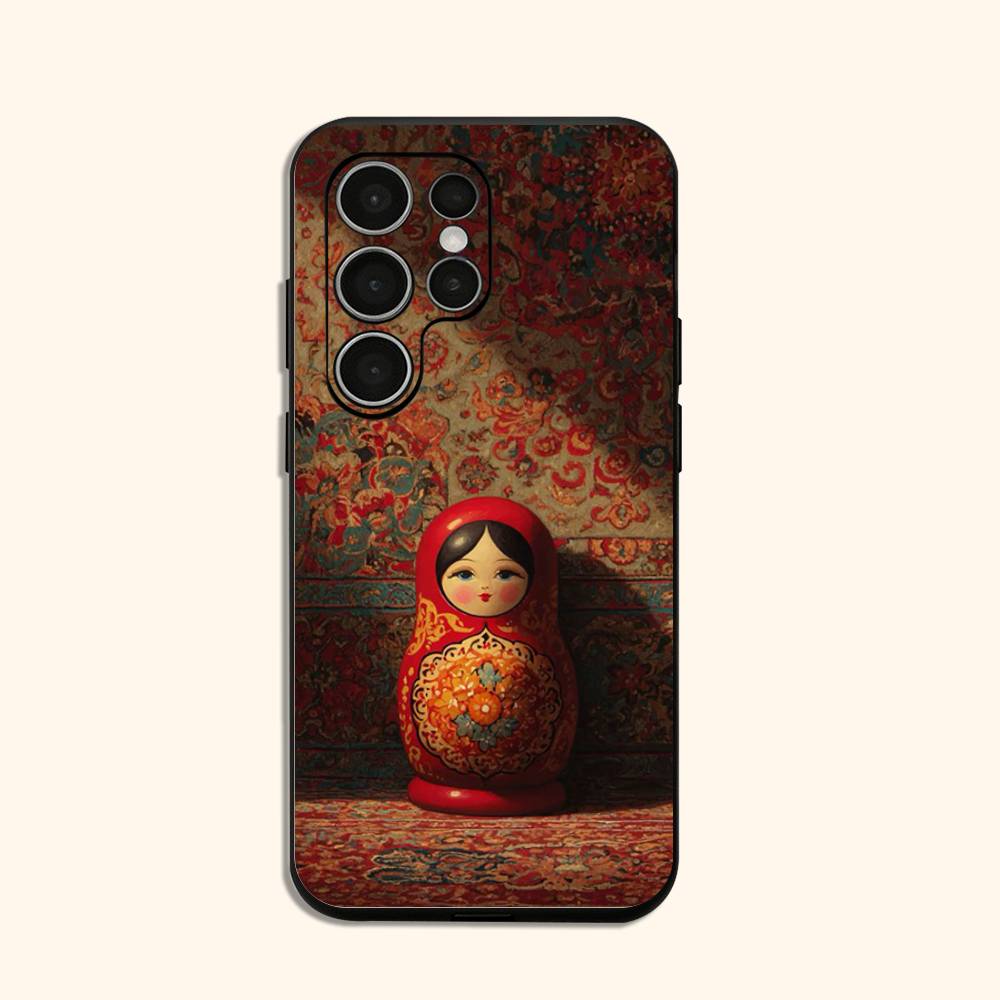 

Matryoshka Phone Silicone Case for Samsung Galaxy S 24,22,20,23,21,20 Ultra Plus Lite 5G Print Silicone Cover Samsung S25ULTRA