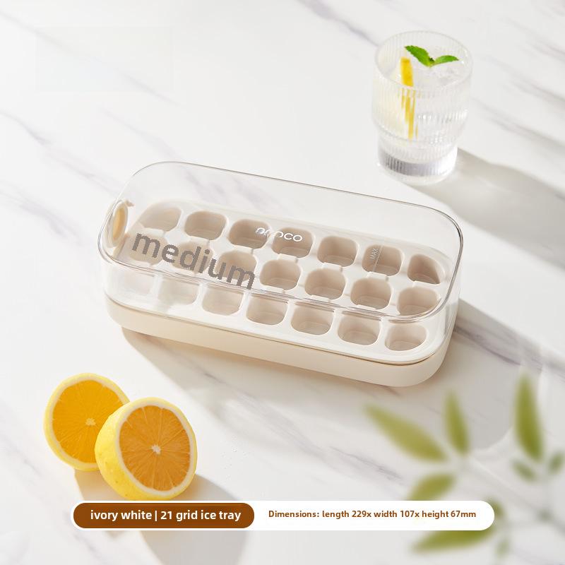 

Силиконовый пищевой лоток для кубиков льда с крышкой – морозильная камера Push-Type