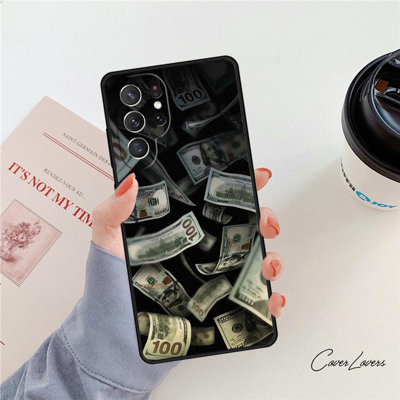 Dollars Money phone case For Samsung Galaxy S24 S25 S23 S22 Ultra Note 10 20 Plus S20 S21 FE Cover