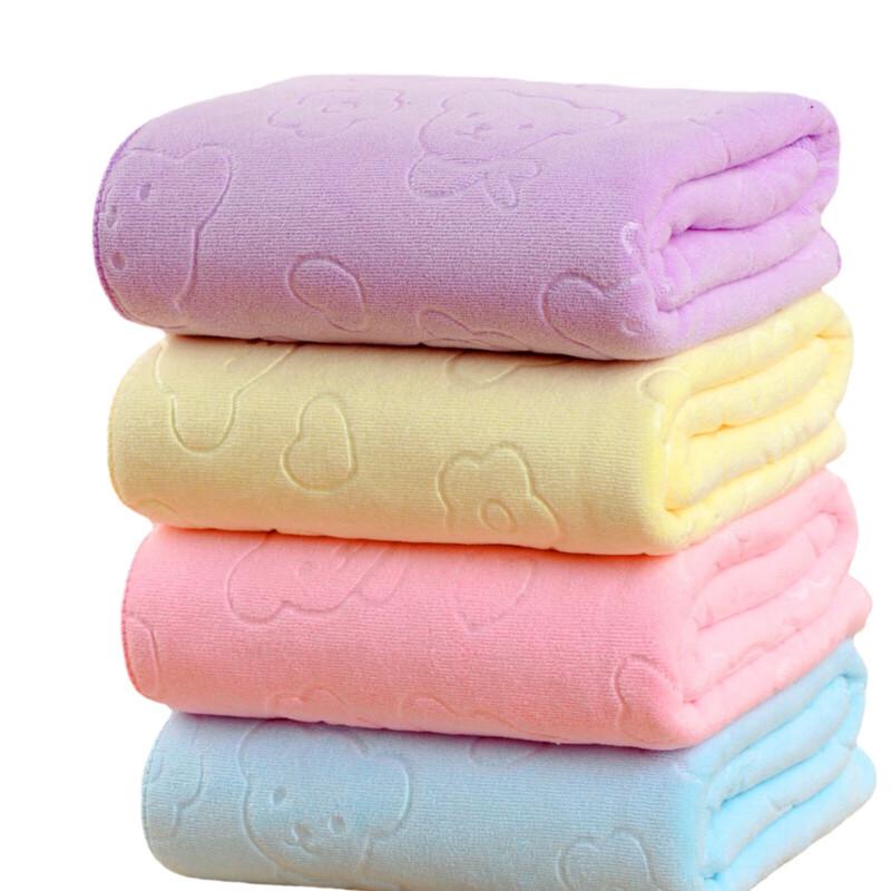 Changbaosen 70x140cm Microfiber Embossed Bath & Beach Towel Set (5-Pack)