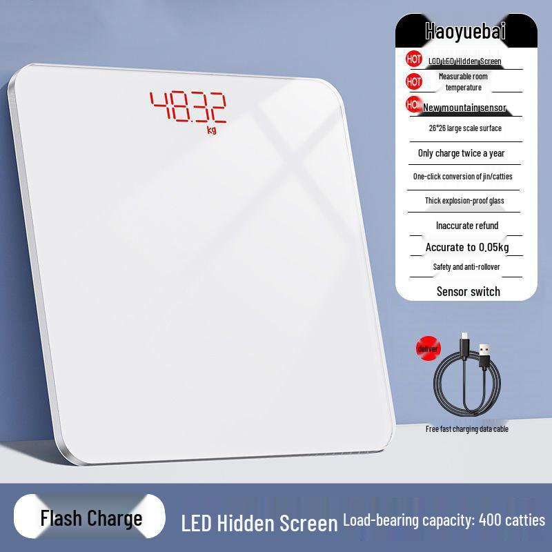 Bluetooth High-Precision Body Fat & Weight Scale for Home or Dorm Use