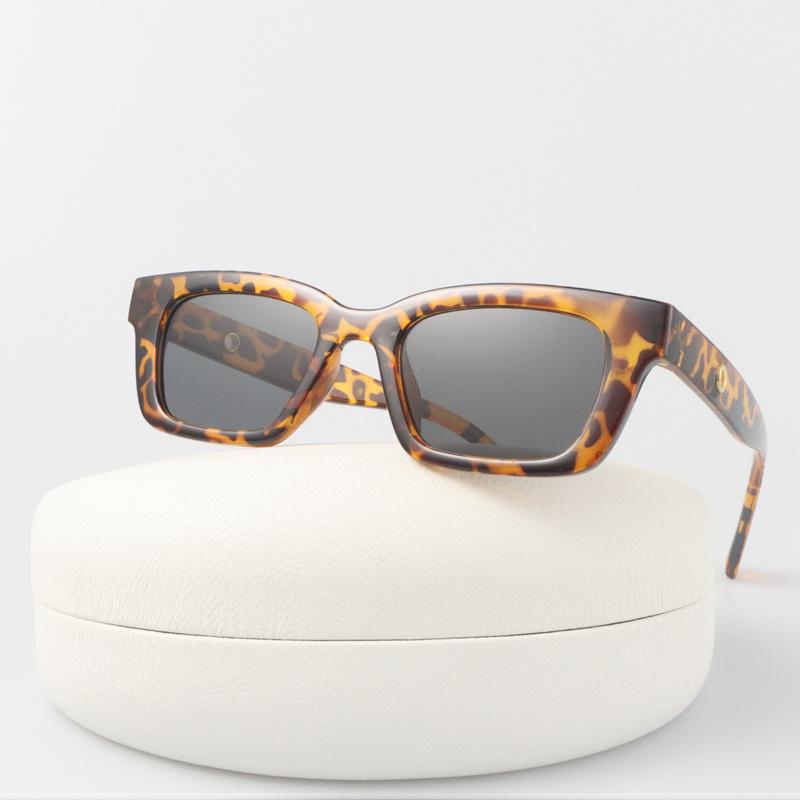 Square Vintage Sunglasses Man Brand Designer Shades Sun Glasses Male Fashion Hip Hop Mirror Small Frame Outdoor