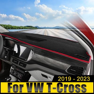 Accessori Auto Per Volkswagen VW T-Cross TCross 2019 2020 2021 2022 2023 Custodia Cruscotto Evita Luce Anti-UV Tappeto Tappetino Antiscivolo