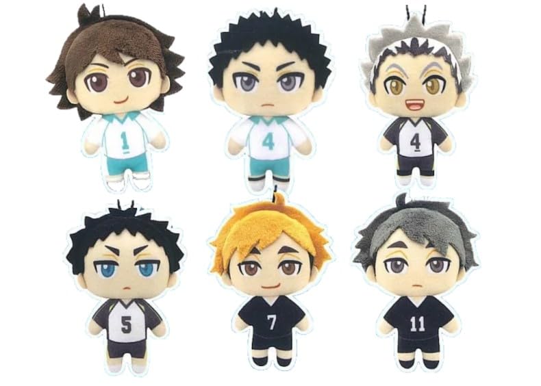 Плюшевая игрушка-маскот Haikyuu 2 из 6 Гача [Набор] (Полный комплект)]