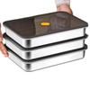 Shangqi Stainless Steel Dumpling Freezer Tray Set