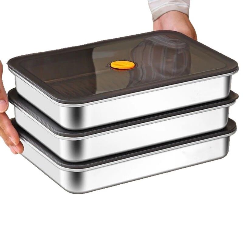 Shangqi Stainless Steel Dumpling Freezer Tray Set
