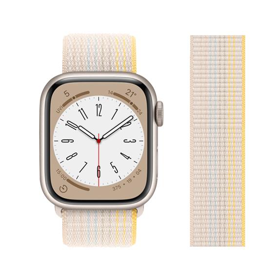 Nylon Strap For Apple Watch 10 Bands 46mm 44mm 40mm 45mm 41mm 49mm 42mm 38mm Bracelet Correa iwatch Series 8 se 7 6 3 9 11 40 mm