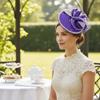 Bowknot Design Fascinator Hat Rhinestone Studded Derby Fascinator  Church Sunday