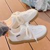 Student Fashion Trend Women's Summer New Lace-up Mesh Sneakers Versatile Casual White Shoes
