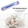 Łyżka do karmy dla zwierząt Łopatka do karmy Wyciskacz do pasków dla kota Dozownik karmy Podawacz Przekąska dla szczeniąt Kociak Przysmak dla kota Artykuły dla zwierząt