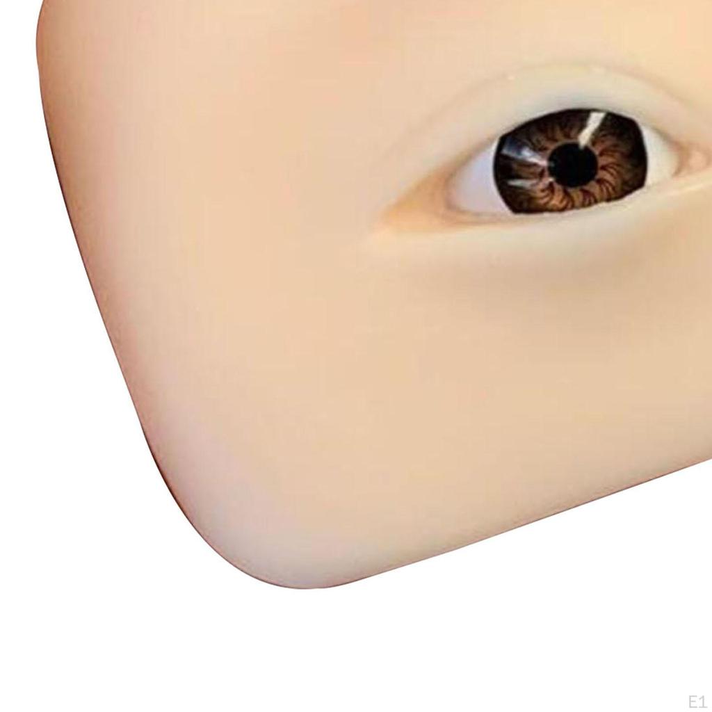 5D Practice Silicone Eye Supplies Lightweight Teaching for Beginner