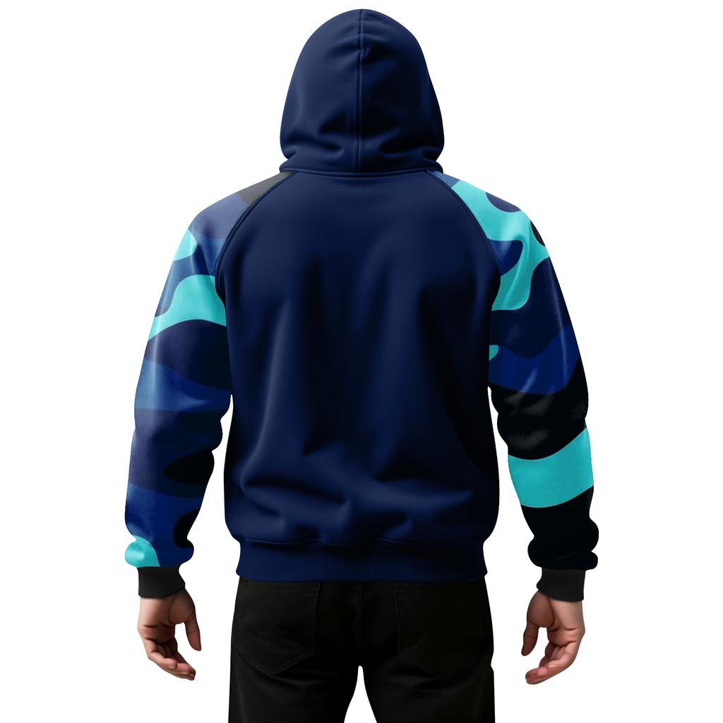 Men's Camouflage Sweatshirt Hoodie Men's Sports Large Size Casual Sweatshirt