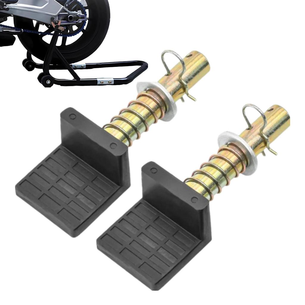 Motorcycle Parking Stand Hooks U / L-style Motorcycle Paddock Stand Attachments Support Frame Swingarm Spool Slider Lift Stand