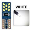 2 Pezzi W5W T10 LED 168 194 LED Lampadine Canbus 16SMD Luce Interna Auto Luci Indicatori Porta Laterale Auto Luci di Posizione Lampade di Lettura 6000K Bianco Blu 12V