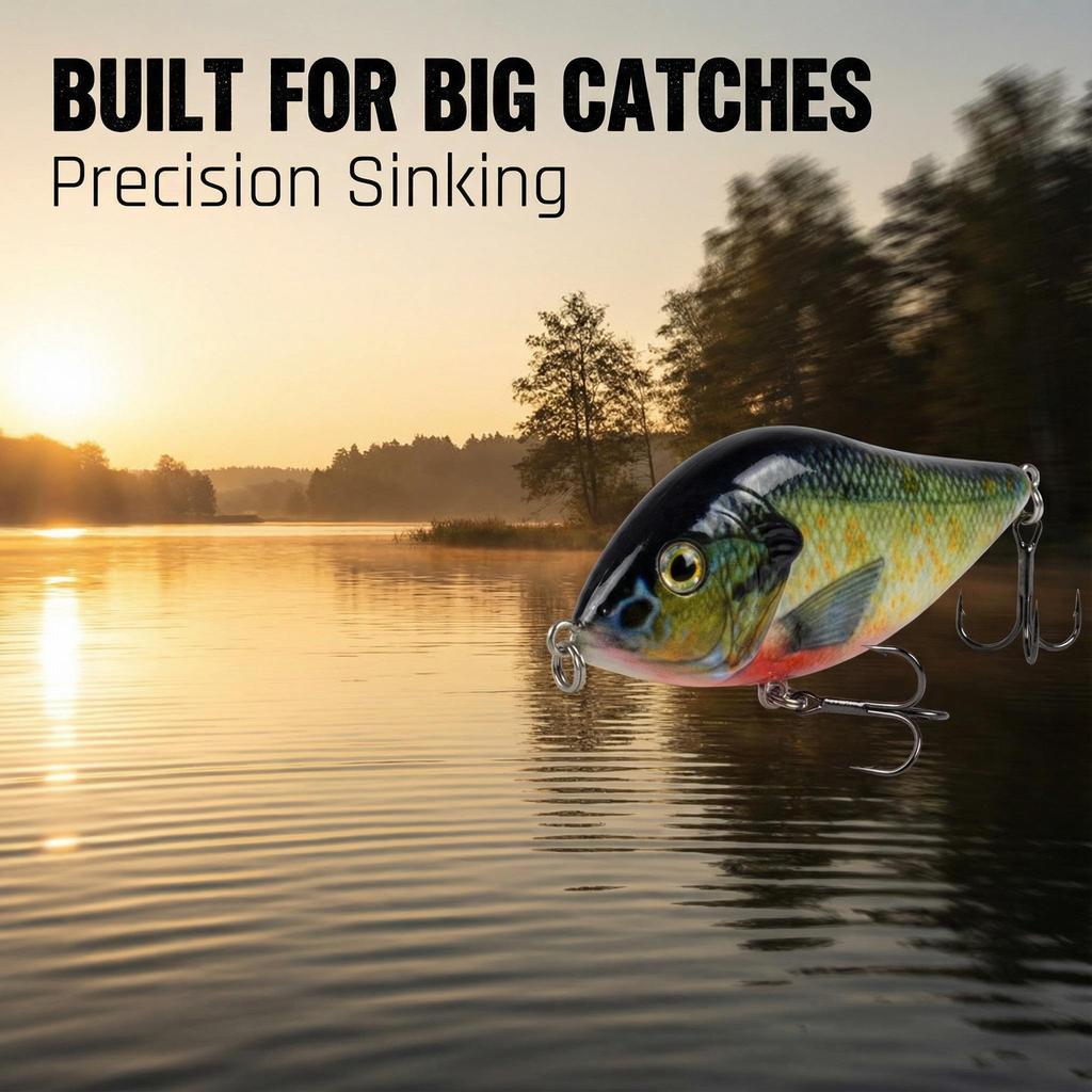 10cm 45g Sinking Pike Jerkbait – The Ultimate Predator Lure,Suitable for Both Saltwater and Freshwater