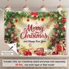 Merry Christmas  Happy New Year Decoration Background Winter Photography Backdrop Decorations For Photo Studio Photo Booth Christams Party