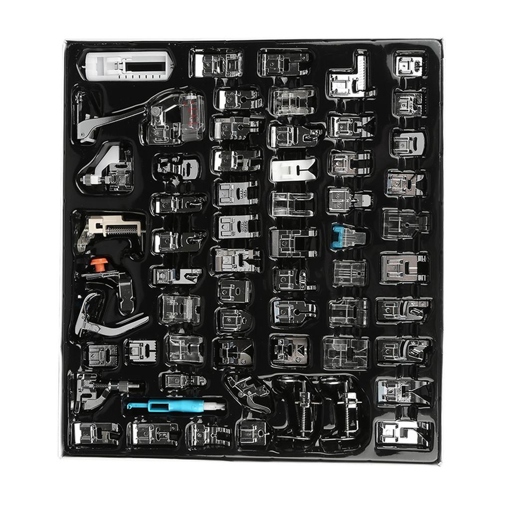 62PCS Household Multifunctional Sewing Machine Parts Press Foot Sew Machine Accessories Kit Set