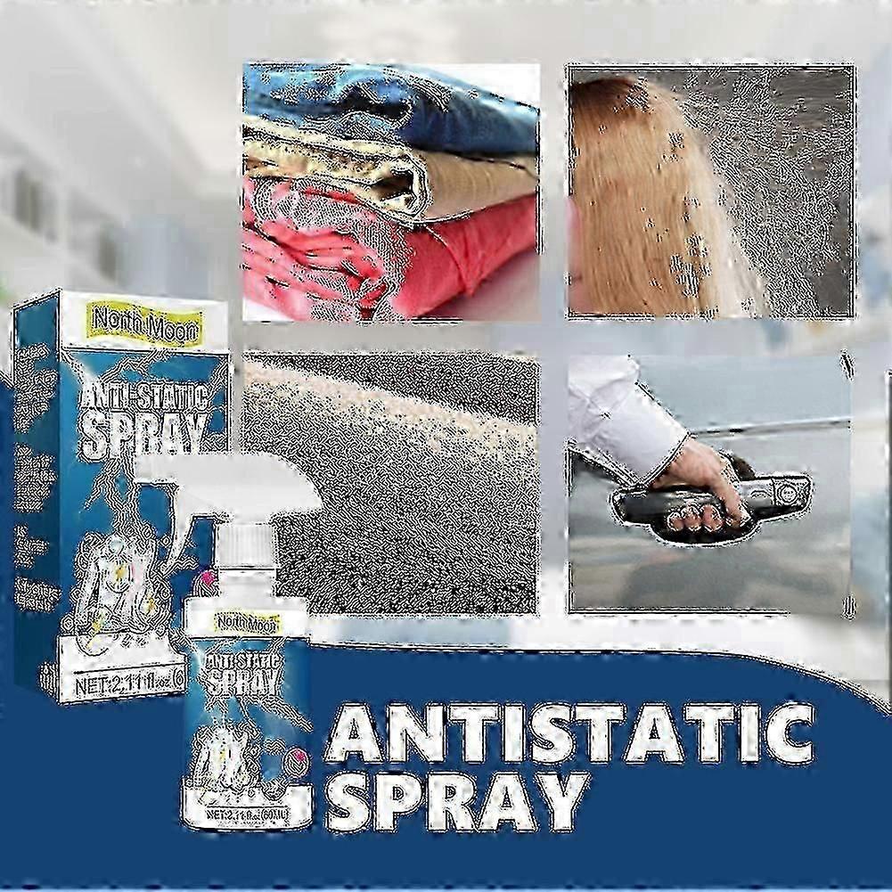 3pcs Anti-static Spray 350ml Clear Spray Anti Static Spray For Clothing/hair/carpets Tao_lucky_b
