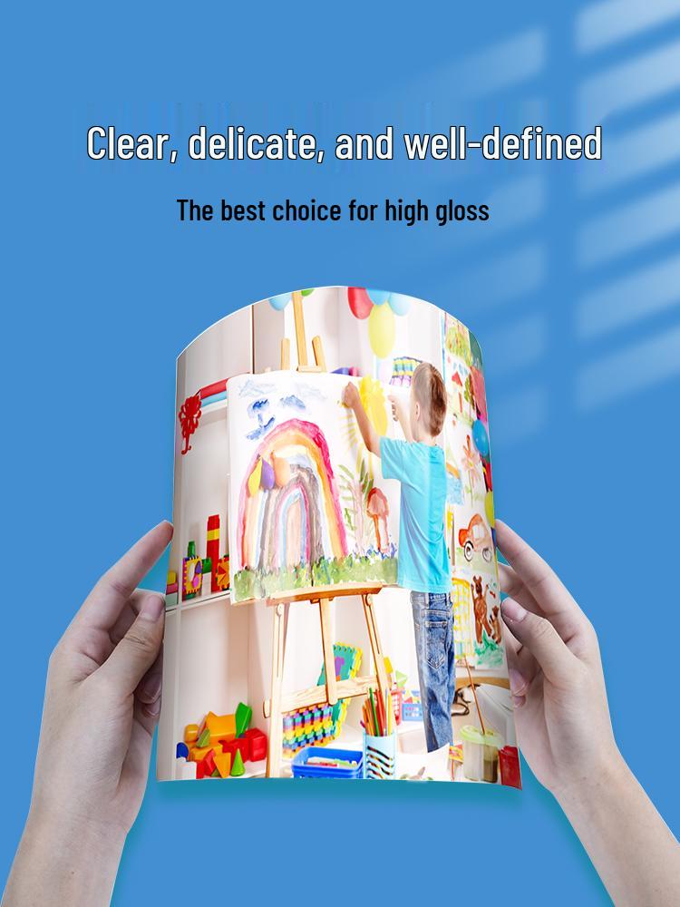 

Dedicated 6-Inch Photo Paper for HP, Epson, Canon Printers - Also Suitable for A4 and 5-Inch Prints A4 High Gloss 180g, 20 sheets/pack