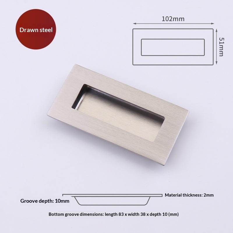 

Скрытая ручка из нержавеющей стали Встроенная скрытая раздвижная дверь Раздвижная дверь Ручка для ящика Встроенная ручка Черное золото Бронза A2