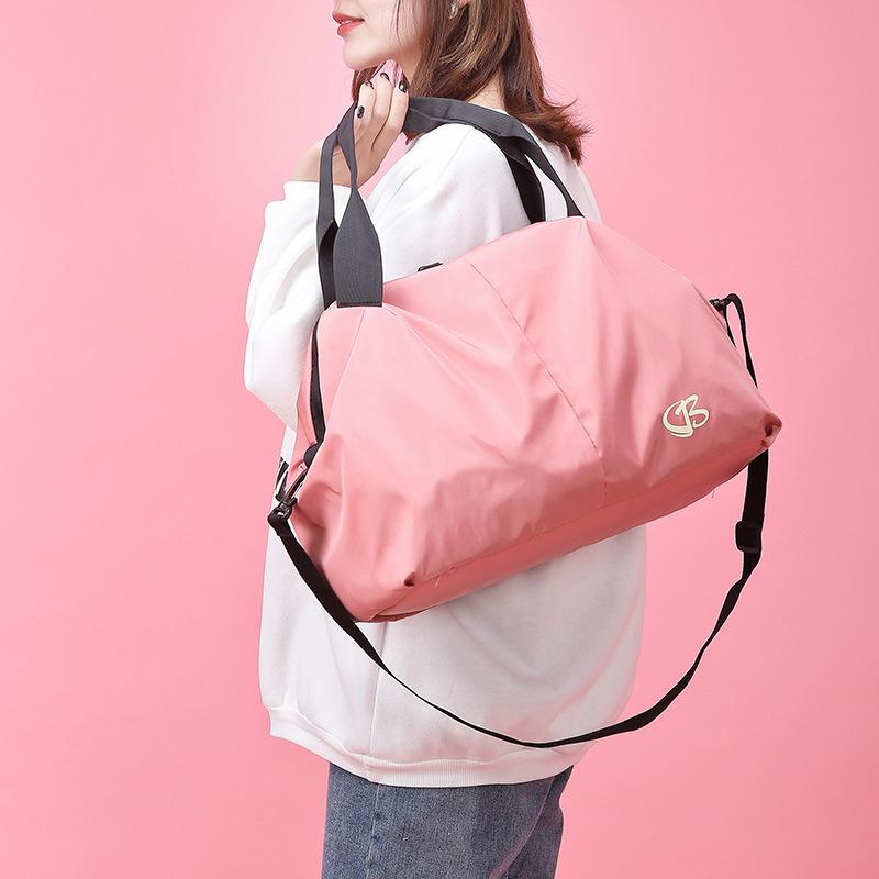 Women's Large Capacity Cute Travel/Gym Bag with Wet/Dry Separation