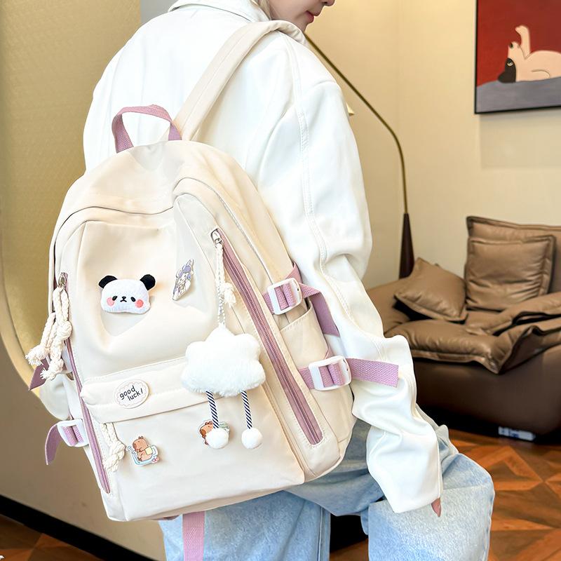 Schoolbag, Cute Girl, Elementary and Middle School Student, Large Capacity Backpack, New Backpack, Men's Book Bag, SchoolBag