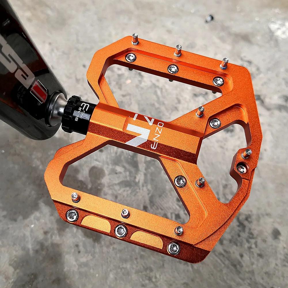 New Ultra-light Mountain Bike Pedals CNC Aluminum Alloy Polished 3 Bearing Pedals Anti-slip Bicycle Pedals
