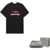 Balenciaga SS24 T Shirt Loose Fit Unisex Black 791615TQVQ61021