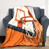 1pc Basketball Hoop Blanket, Lightweight Flannel Throw Blanket for Sofa, Bed, Travel, Camping, Living Room, Office, Couch067