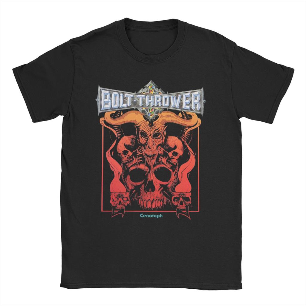 Bolt Thrower Rockband Logo T-Shirts Herren Damen Baumwolle Verrückte T-Shirts Rundhals T-Shirt Kurzarm Kleidung Sommer