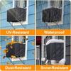 Demao AC Covers for Outside, Air Conditioner Cover for Outside Window AC Unit Cover, 600D Oxford Heavy Duty Waterproof Dustproof Window AC