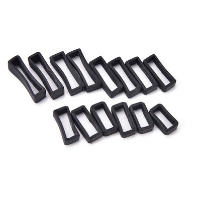 2 szt. Znakomity przenośny pasek do zegarka pasek z pętlą mały uchwyt szafka Keeper uniwersalny 14mm-26mm gumowy silikon