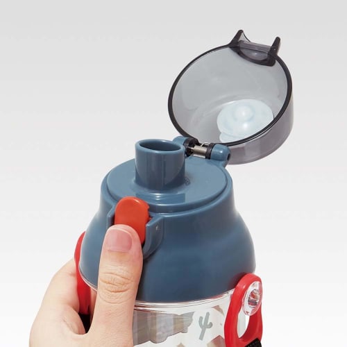 Skater Water Bottle 480ml Disney Cars 24 Plastic Clear Bottle for Children Made in Japan PSB5TR-A
