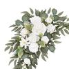2 Stück Hochzeitbogenblumen, Künstliche Blumengirlande Dekorativ, Türsturz Grüne Blätter für Grünzeug, Heimzeremonie Fenster