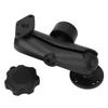 Bras Double Douille Antivol Alliage d'Aluminium avec Adaptateur Boule Taille C 1,5 pouce Double Support à Boule pour Téléphone Tablette Sondeur Camion
